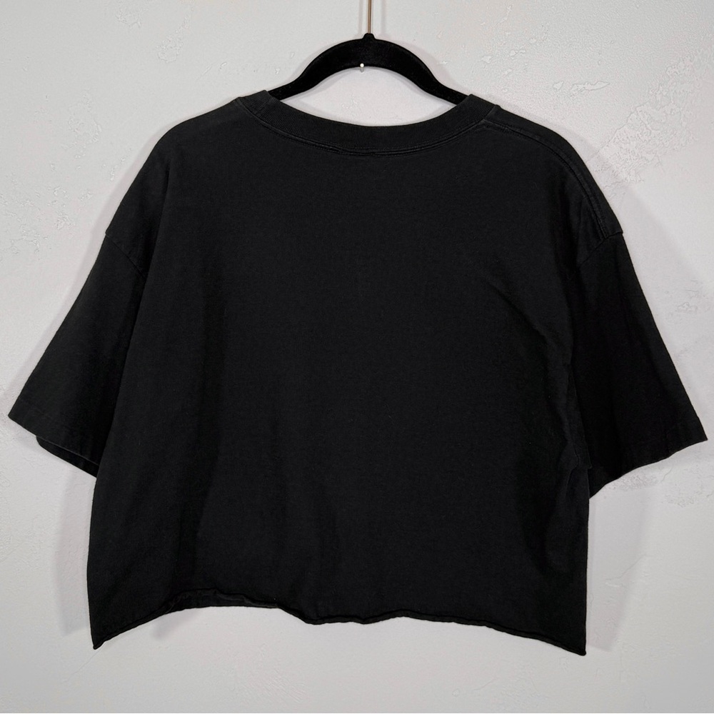 Vintage Black Hills South Dakota Cougar Mountain Lion Cropped Graphic Tee - Picture 3 of 17